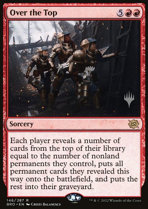 Over the Top [The Brothers' War Prerelease Promos]