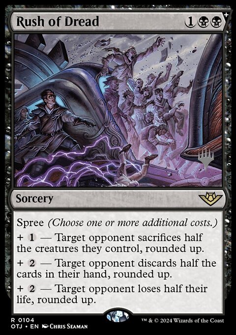 Rush of Dread (Promo Pack) [Outlaws of Thunder Junction Promos]