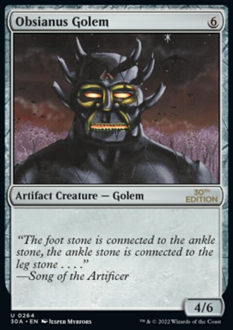 Obsianus Golem [30th Anniversary Edition]