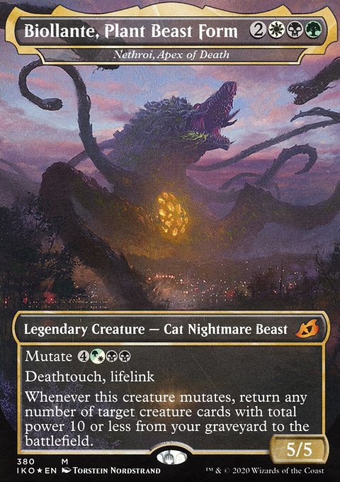 Nethroi, Apex of Death - Biollante, Plant Beast Form (Godzilla Series) [Ikoria: Lair of Behemoths]