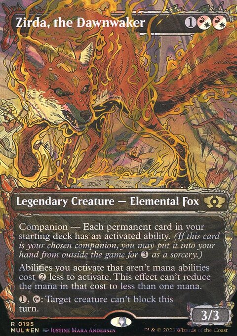 Zirda, the Dawnwaker (Halo Foil) [Multiverse Legends]