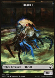 Golem // Thrull Double-Sided Token [Commander Legends Tokens]