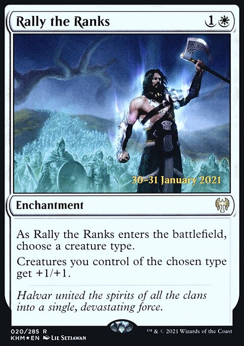 Rally the Ranks [Kaldheim Prerelease Promos]