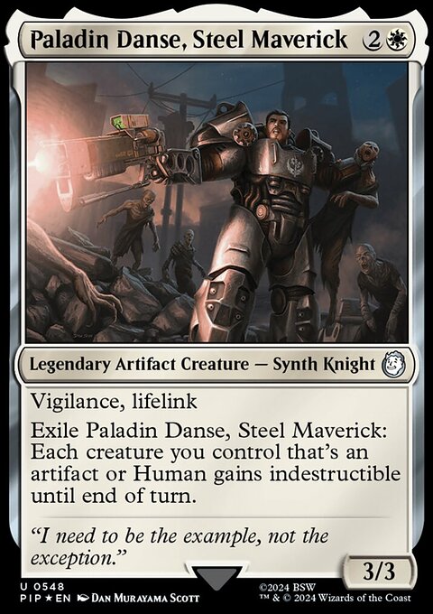 Paladin Danse, Steel Maverick (Surge Foil) [Fallout]