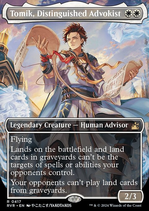 Tomik, Distinguished Advokist (Anime Borderless) [Ravnica Remastered]