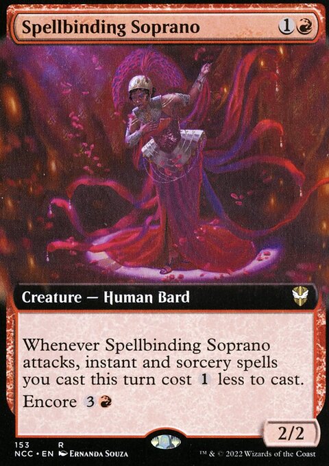 Spellbinding Soprano (Extended Art) [Streets of New Capenna Commander]