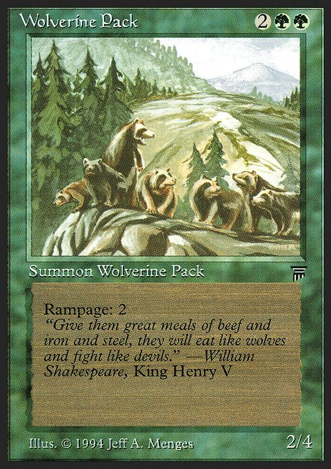 Wolverine Pack [Legends]