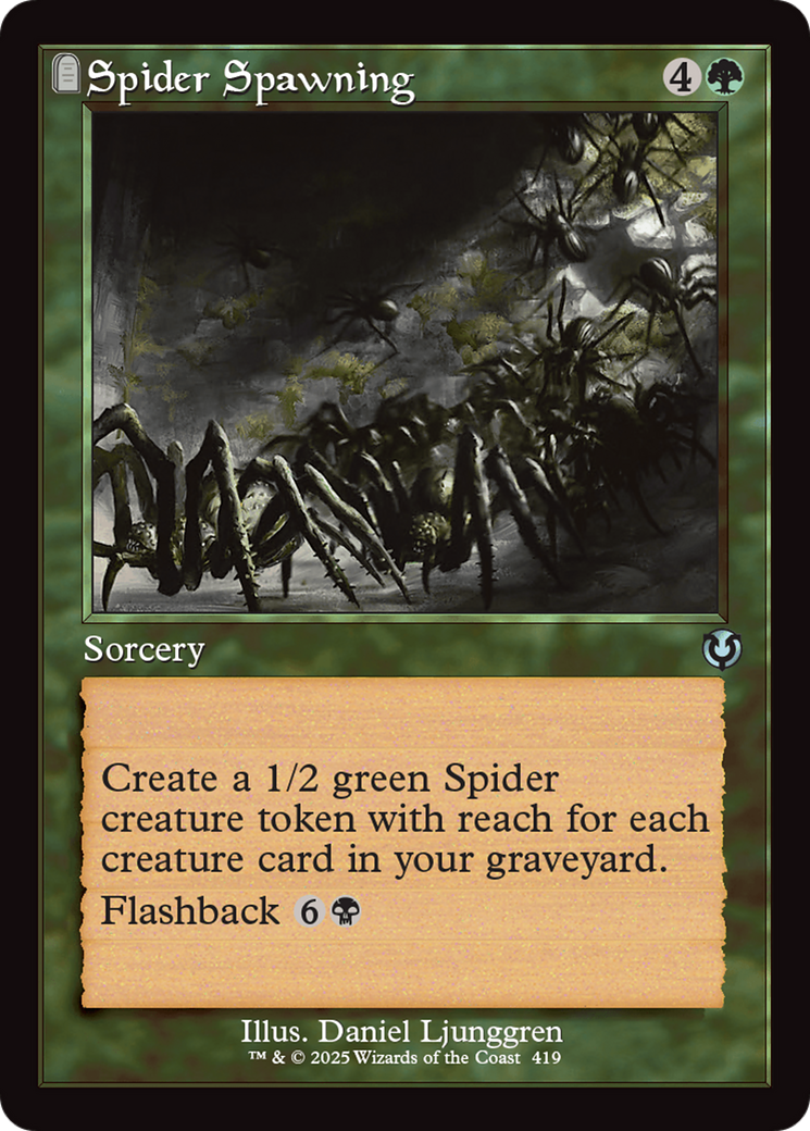 Spider Spawning (Retro Frame) [Innistrad Remastered]