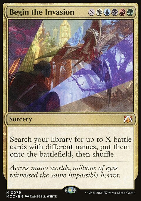 Begin the Invasion [March of the Machine Commander]