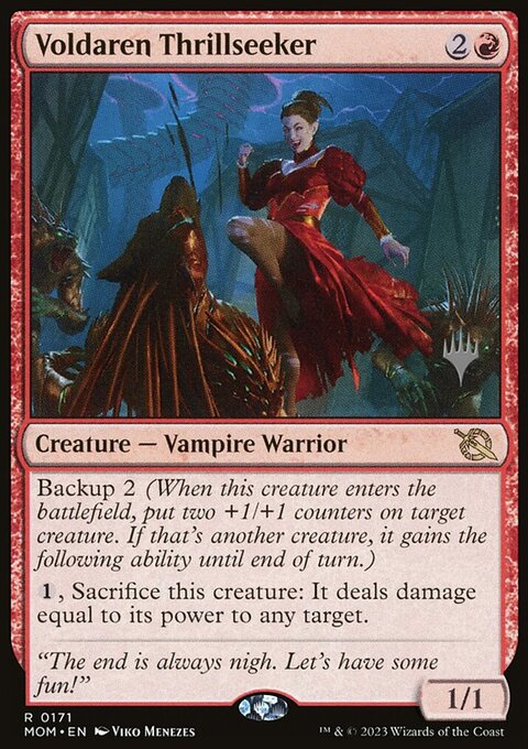 Voldaren Thrillseeker (Promo Pack) [March of the Machine Promos]
