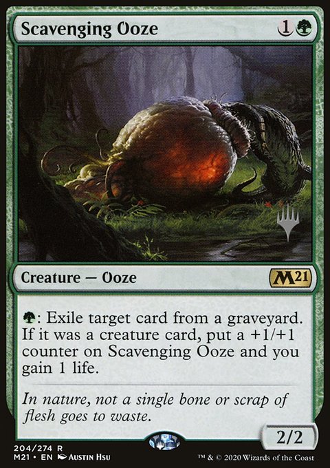 Scavenging Ooze [Core Set 2021 Prerelease Promos]