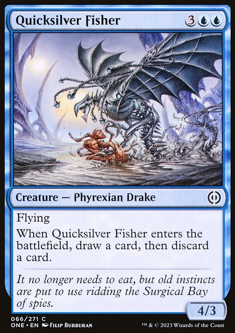 Quicksilver Fisher [Phyrexia: All Will Be One]
