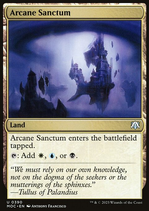 Arcane Sanctum [March of the Machine Commander]