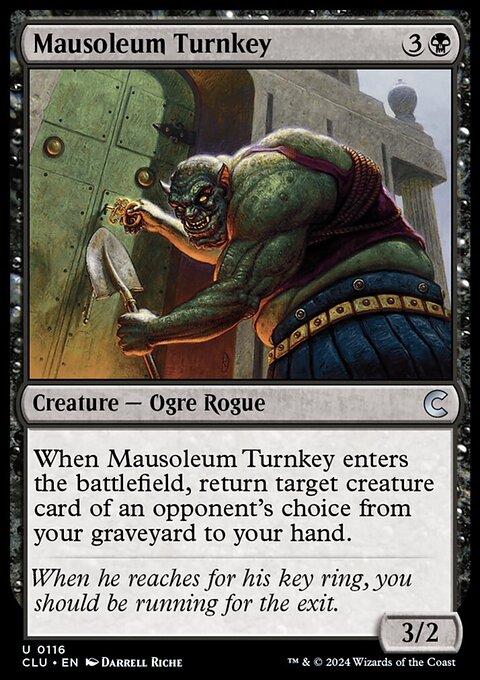 Mausoleum Turnkey [Ravnica: Clue Edition]