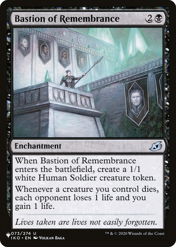 Bastion of Remembrance [The List]