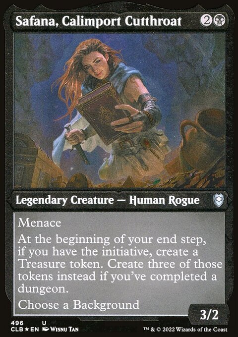 Safana, Calimport Cutthroat (Foil Etched) [Commander Legends: Battle for Baldur's Gate]