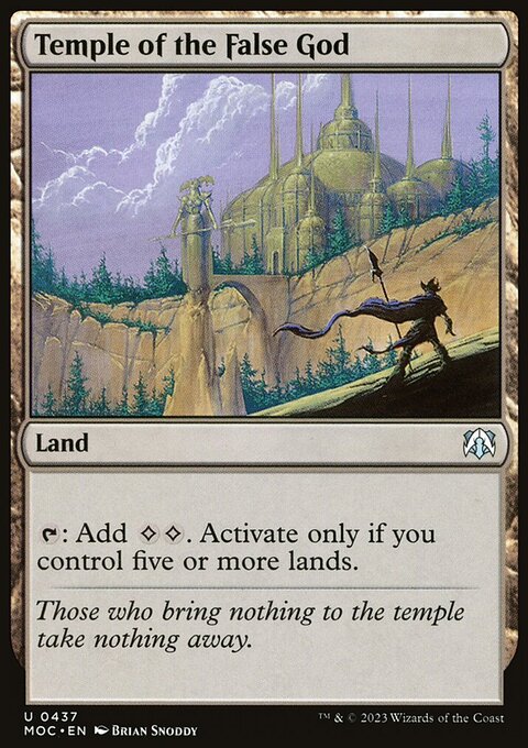 Temple of the False God [March of the Machine Commander]
