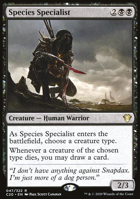Species Specialist [Commander 2020]