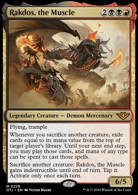 Rakdos, the Muscle [Outlaws of Thunder Junction]