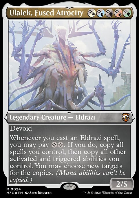 Ulalek, Fused Atrocity (Foil Etched) [Modern Horizons 3 Commander]