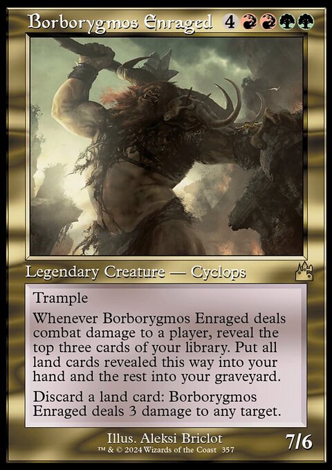 Borborygmos Enraged (Retro) (Serialized) [Ravnica Remastered]