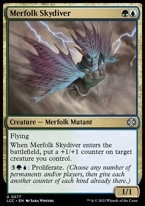Merfolk Skydiver [The Lost Caverns of Ixalan Commander]