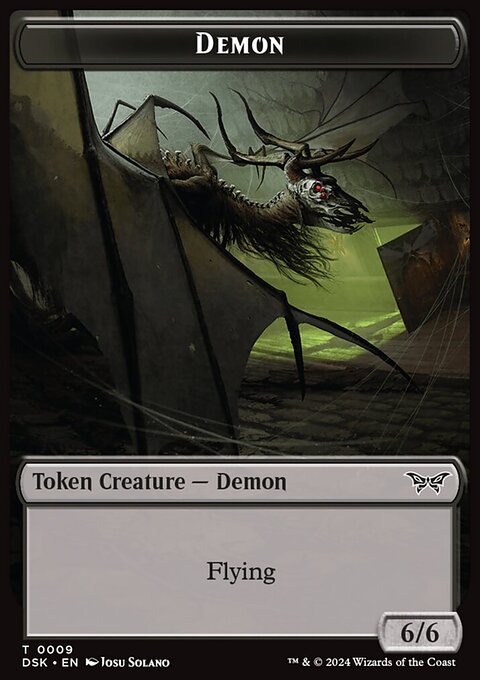 Demon Token [Duskmourn: House of Horror Tokens]