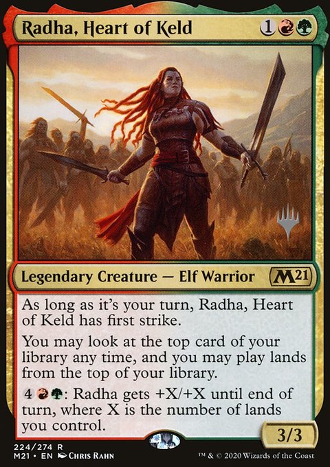 Radha, Heart of Keld (Promo Pack) [Core Set 2021 Promos]
