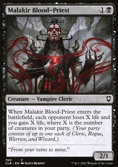 Malakir Blood-Priest [Commander Legends: Battle for Baldur's Gate]