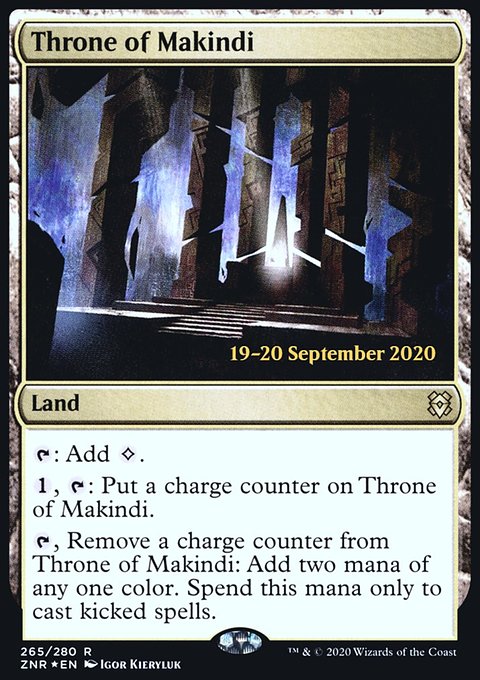 Throne of Makindi [Zendikar Rising Prerelease Promos]