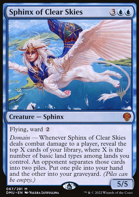 Sphinx of Clear Skies (Promo Pack) [Dominaria United Promos]