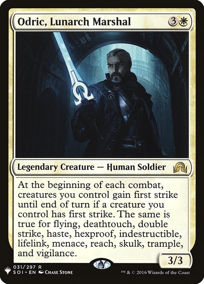 Odric, Lunarch Marshal [The List]