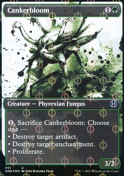Cankerbloom (Showcase Ichor Step-and-Compleat Foil) [Phyrexia: All Will Be One]
