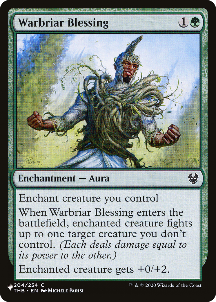 Warbriar Blessing [The List]