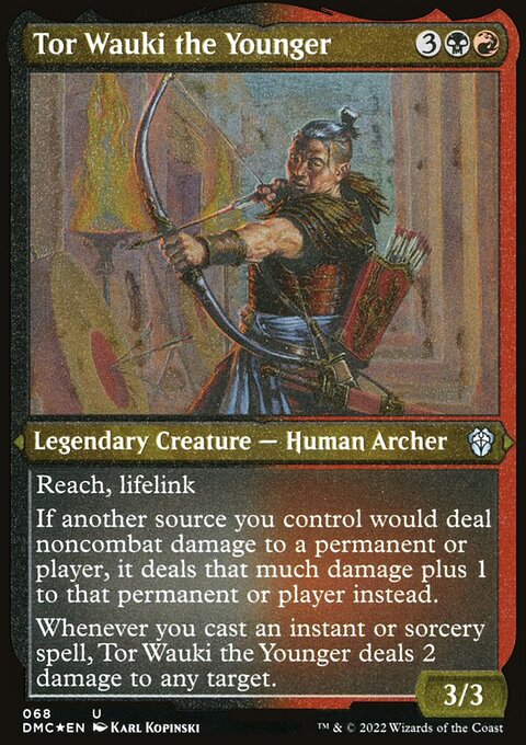 Tor Wauki the Younger (Foil Etched) [Dominaria United Commander]