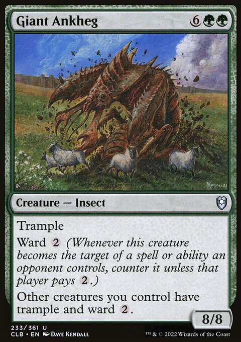 Giant Ankheg [Commander Legends: Battle for Baldur's Gate]