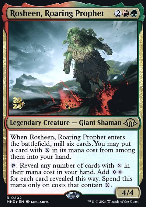 Rosheen, Roaring Prophet [Modern Horizons 3 Prerelease Promos]
