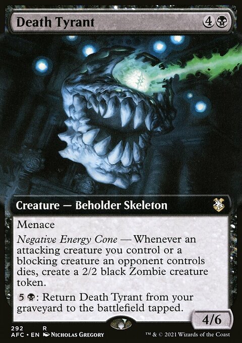Death Tyrant (Extended Art) [Dungeons & Dragons: Adventures in the Forgotten Realms Commander]