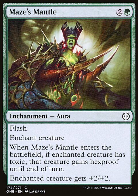 Maze's Mantle [Phyrexia: All Will Be One]