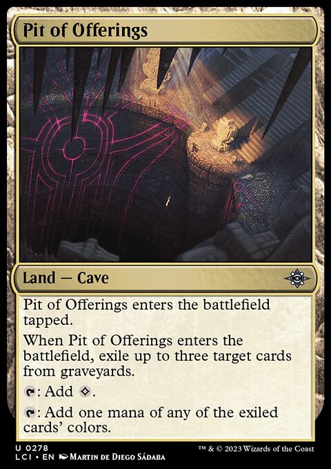 Pit of Offerings [The Lost Caverns of Ixalan]