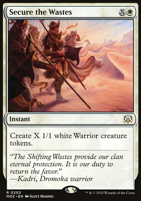 Secure the Wastes [March of the Machine Commander]