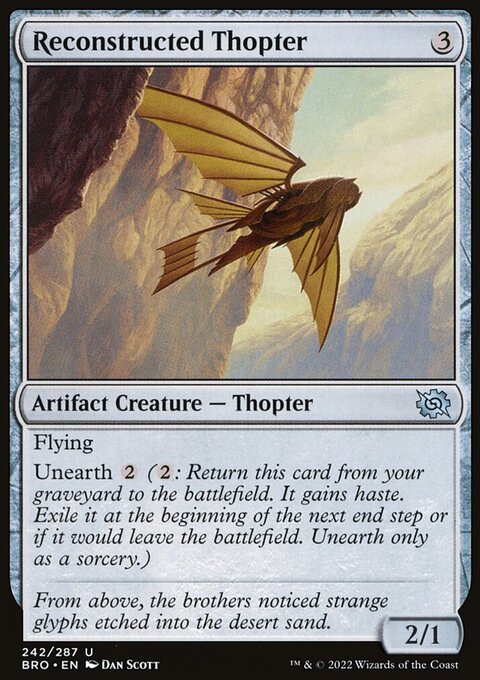 Reconstructed Thopter [The Brothers' War]