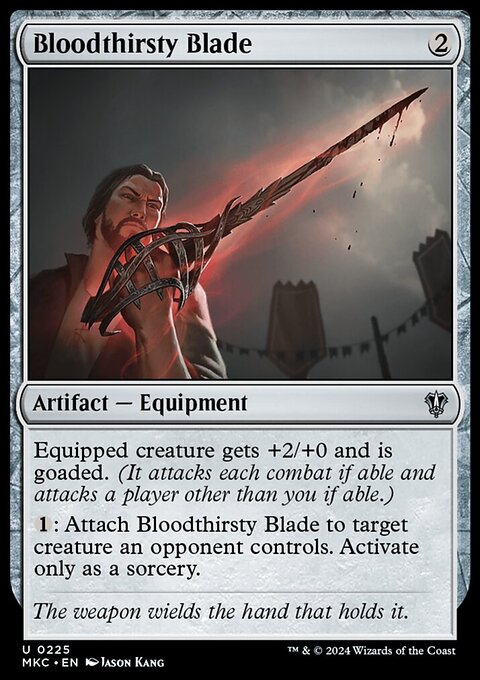 Bloodthirsty Blade [Murders at Karlov Manor Commander]