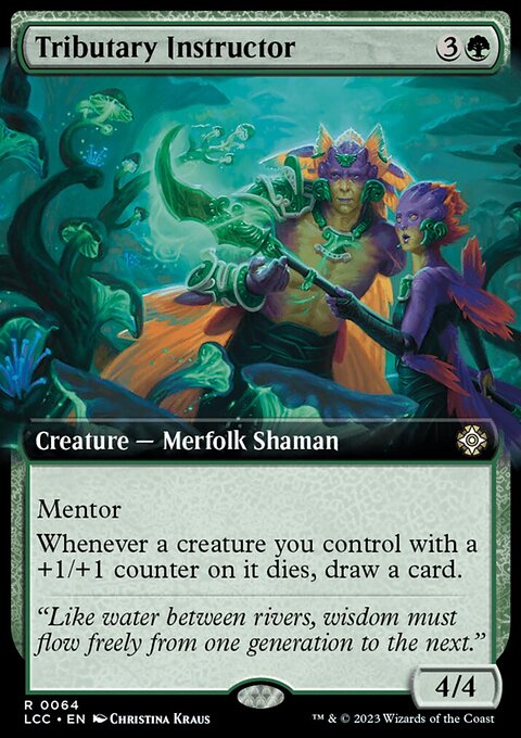 Tributary Instructor (Extended Art) [The Lost Caverns of Ixalan Commander]