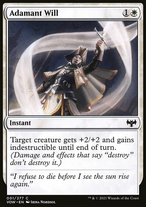 Adamant Will [Innistrad: Crimson Vow]