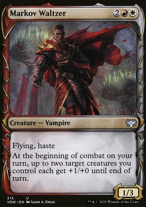 Markov Waltzer (Showcase Fang Frame) [Innistrad: Crimson Vow]