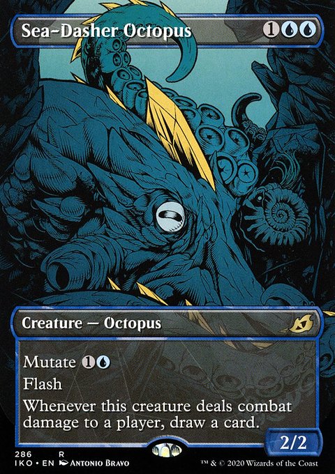 Sea-Dasher Octopus (Showcase) [Ikoria: Lair of Behemoths]