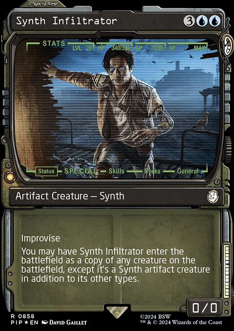 Synth Infiltrator (Showcase) (Surge Foil) [Fallout]