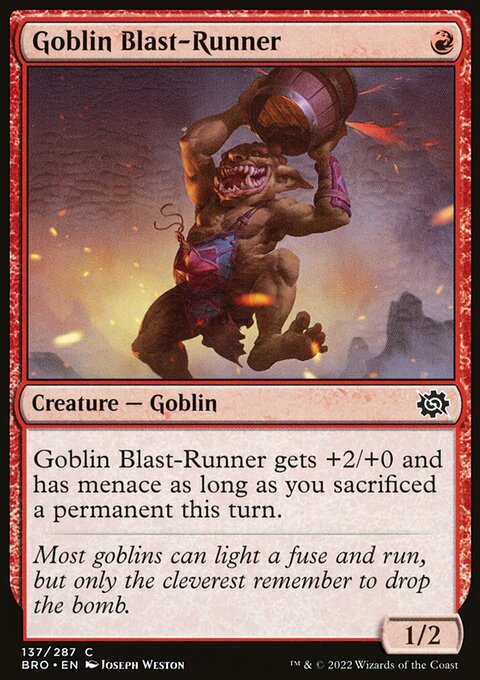 Goblin Blast-Runner [The Brothers' War]