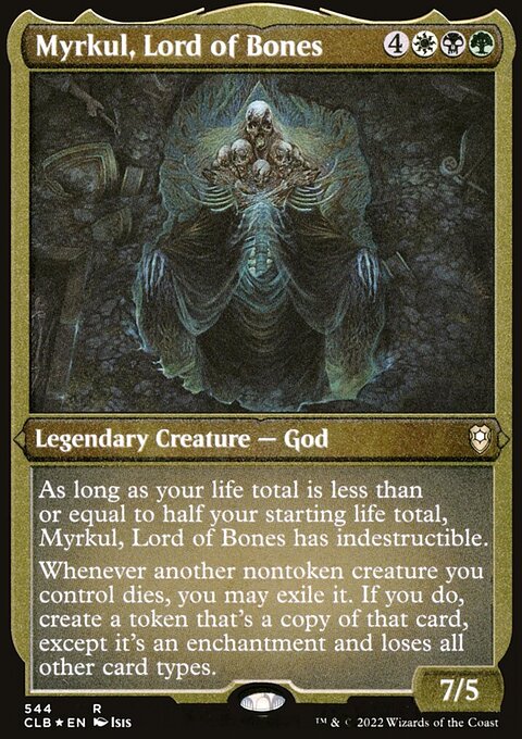 Myrkul, Lord of Bones (Foil Etched) [Commander Legends: Battle for Baldur's Gate]